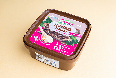 Масло КАКАО пластиковый контейнер 400 гр.