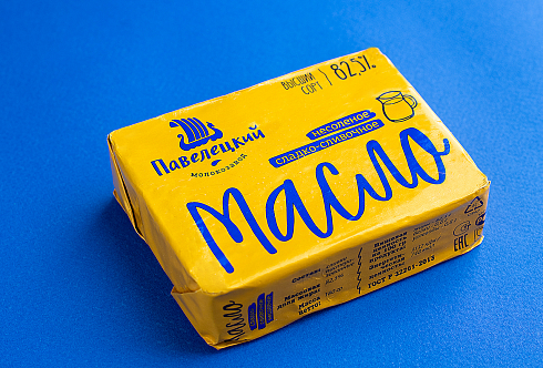 Масло сладко-сливочное м.д.ж. 82,5% пачка 180 гр.